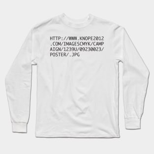 Official Knope 2012 Campaign T-Shirt Long Sleeve T-Shirt